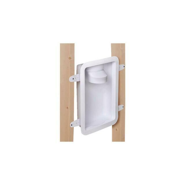 Wall Recessed Laundry Dryer Tubing Exhaust Vent Box Duct Reduce For - In Wall Dryer Vent Box