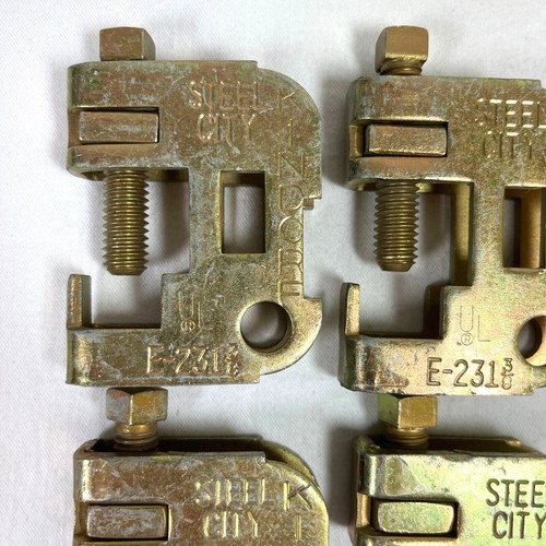 4 x Steel City Kindorf clamps E-2313/8 steel beam Thomas & Betts tools H - Picture 2 of 6