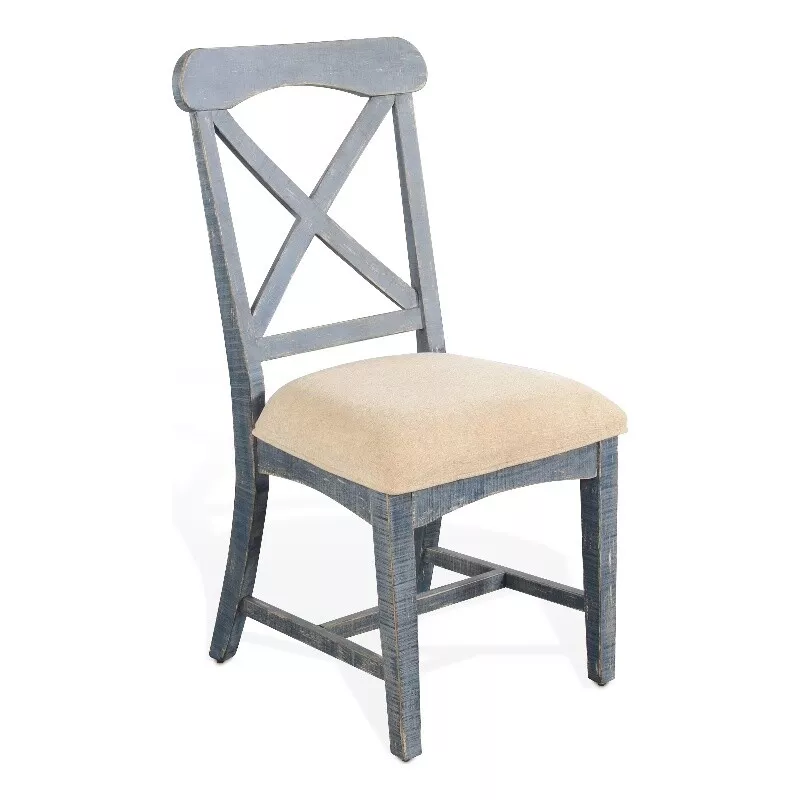 Wooden dining chair online with cushion seat