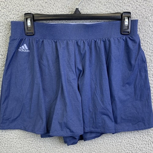 Pantalones Cortos de Correr Adidas Para Mujer Talla Grande Azul Forrados Climalite