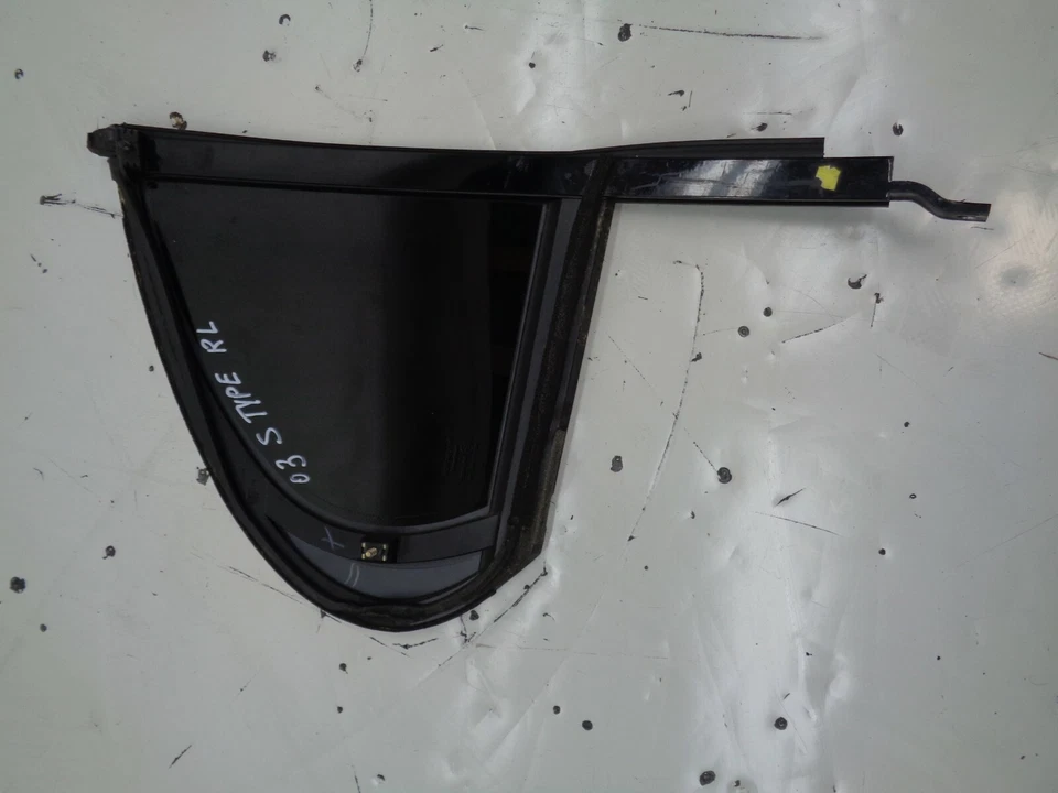 03-08 Jaguar tipo S puerta trasera derecha ventana ventilación vidrio tintado OEM AK211164 Foto 4 de 4