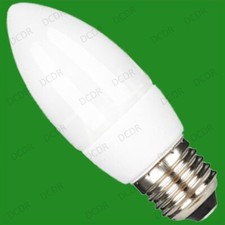 2x 7W  31W Low Energy Power CFL Candle Light Bulbs ES, E27, Edison Screw Lamps