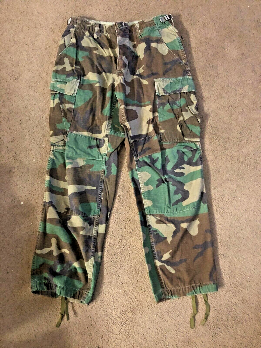 Military US Army PANTS Small XShort 31x26 Cargo Camouflage Military US Army PANTS Small XShort 31x26 Cargo Camouflage