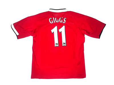11 GIGGS MANCHESTER UNITED FC 2004-06 HOME SHIRT NIKE JERSEY