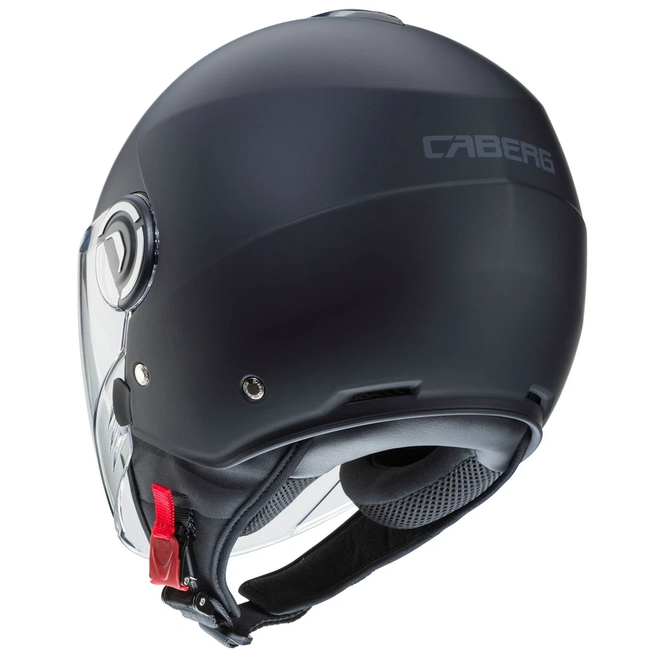 Caberg Riviera V4 X matt-schwarz Jethelm Motorradhelm Helm Sonnenvisier - Bild 3 von 3