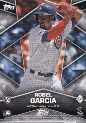2020 TOPPS RC ROBEL GARCIA CHICAGO CUBS MLB STICKER COLLECTION - Y1804