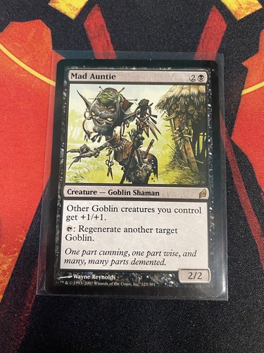 MTG Magic The Gathering Mad Auntie LP Black Goblin Lord Commander
