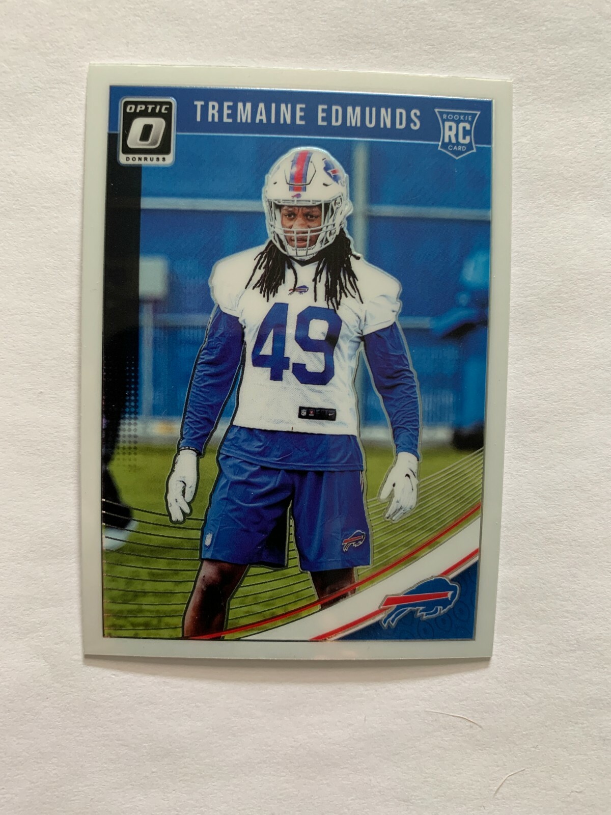 TREMAINE EDMUNDS 2018 DONRUSS OPTIC PANINI RC CARD #107 - BILLS
