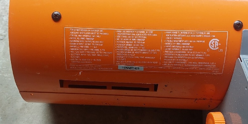 Dyna-Glo Pro Portable Forced Air Heater 30K-60k BTU's – ASA College: Florida