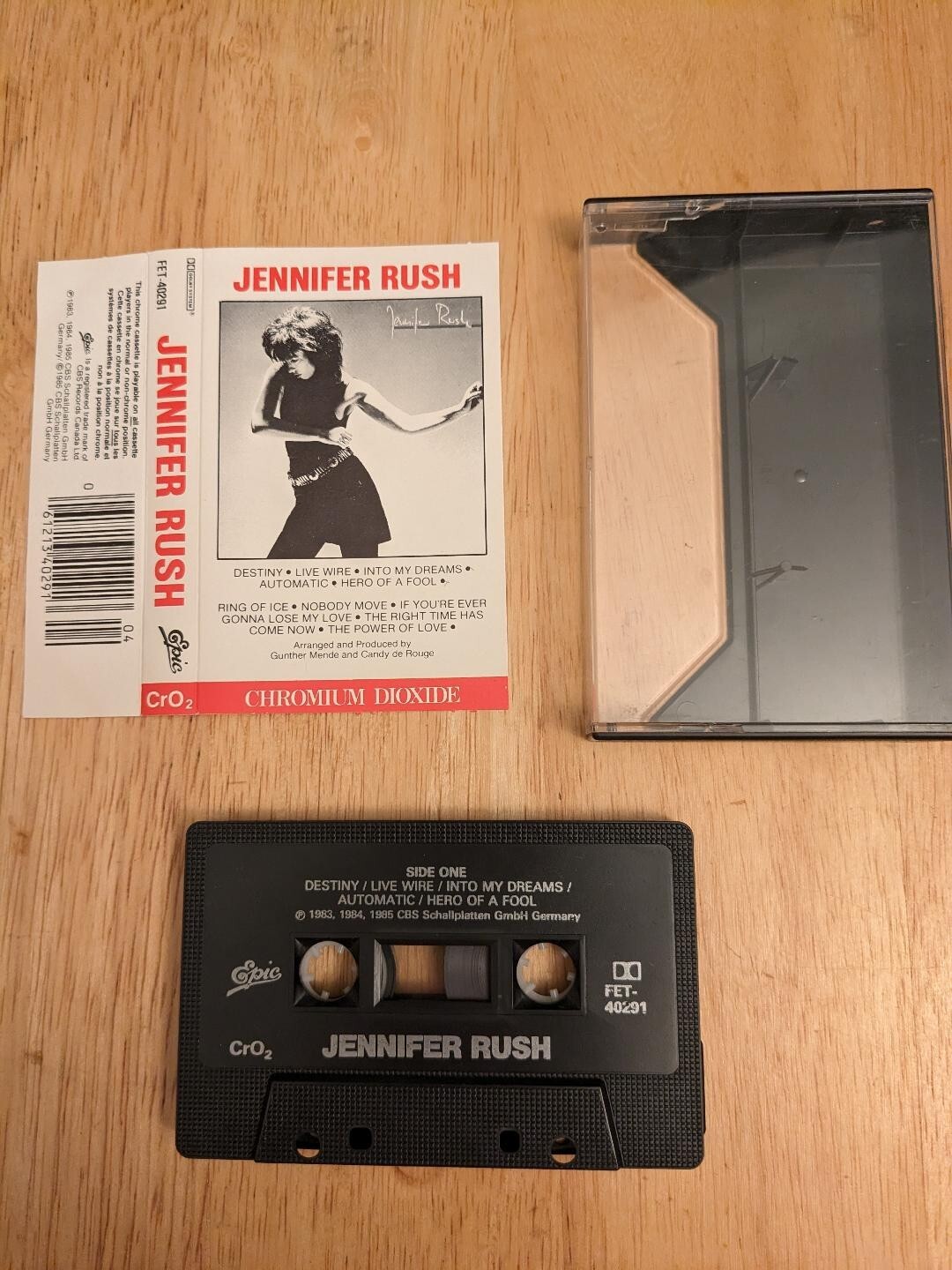 Jennifer Rush self titled cassette