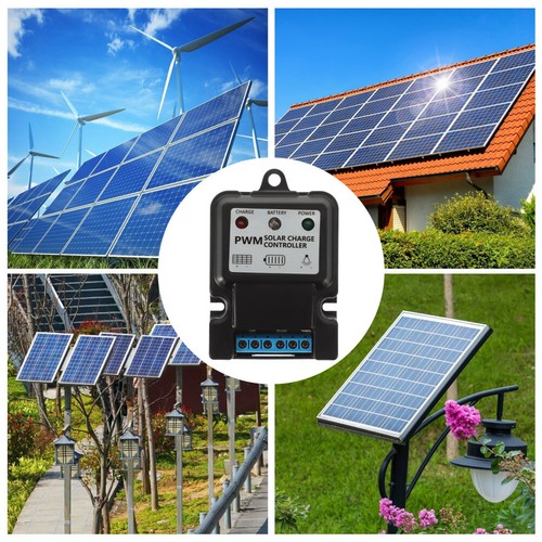 Regolatore Caricatore Solare 10A 12V 24V Auto Impermeabile Regolatore per Camper Off Grid - Foto 10 di 11