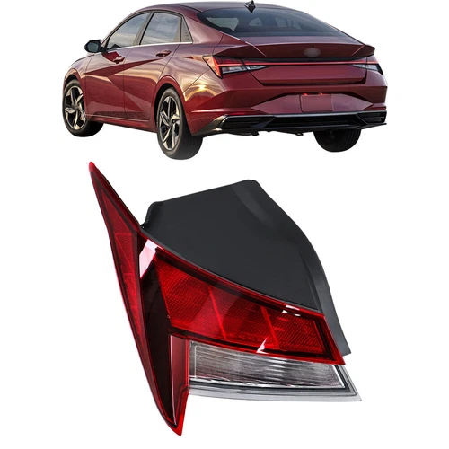Outer Tail Light Rear Stop Lamp FOR 2021-2023 Hyundai Elantra Left Driver Side - Foto 11 di 11