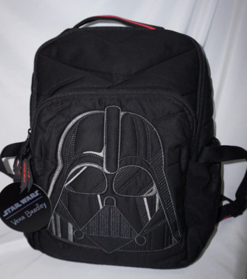 NWT Vera Bradley Star Wars Campus Backpack Far Far Away DARTH VADER Black