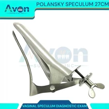 Polansky Veterinary Speculum Ranch Equine Instruments 27 CM 2 UP & 1 DOWN BLADES