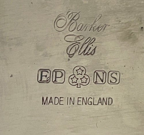 BARKER ELLIS FOOTED CHASED ENGLISH SILVER ON COPPER LARGE TEA CADDY BISCUIT JAR - Picture 6 of 6
