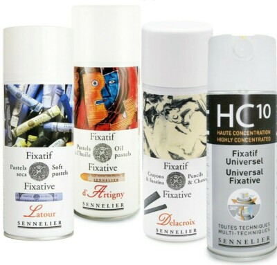 Sennelier Spray Fixativ - 400ml Aerosol - Latour : Delacroix : d'Artigny : HC10