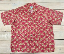 Vintage REYN SPOONER Pineapple Print Tropical Aloha Hawaiian Shirt Size XL