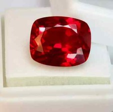 Burma Pigeon Blood Red Ruby10-12 Ct Natural Certified Unheated Loose Gemstone