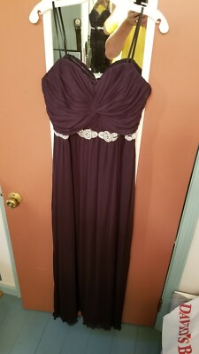 open lace back dress Zapakasa Women Purple Long Prom Dress A Line One Shoulder Formal Dress with  Appliques