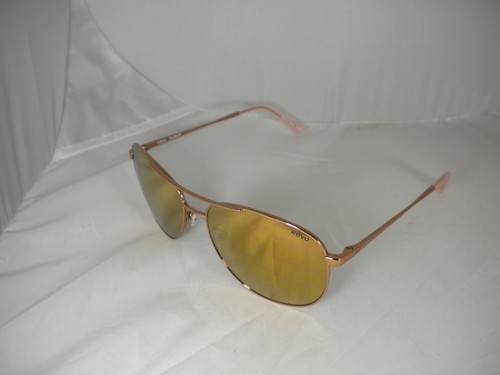 Occhiali Da Sole REVO Aviator Polarizzati A Specchio: Montatura Metallo Oro Rosa, Lenti Champagne