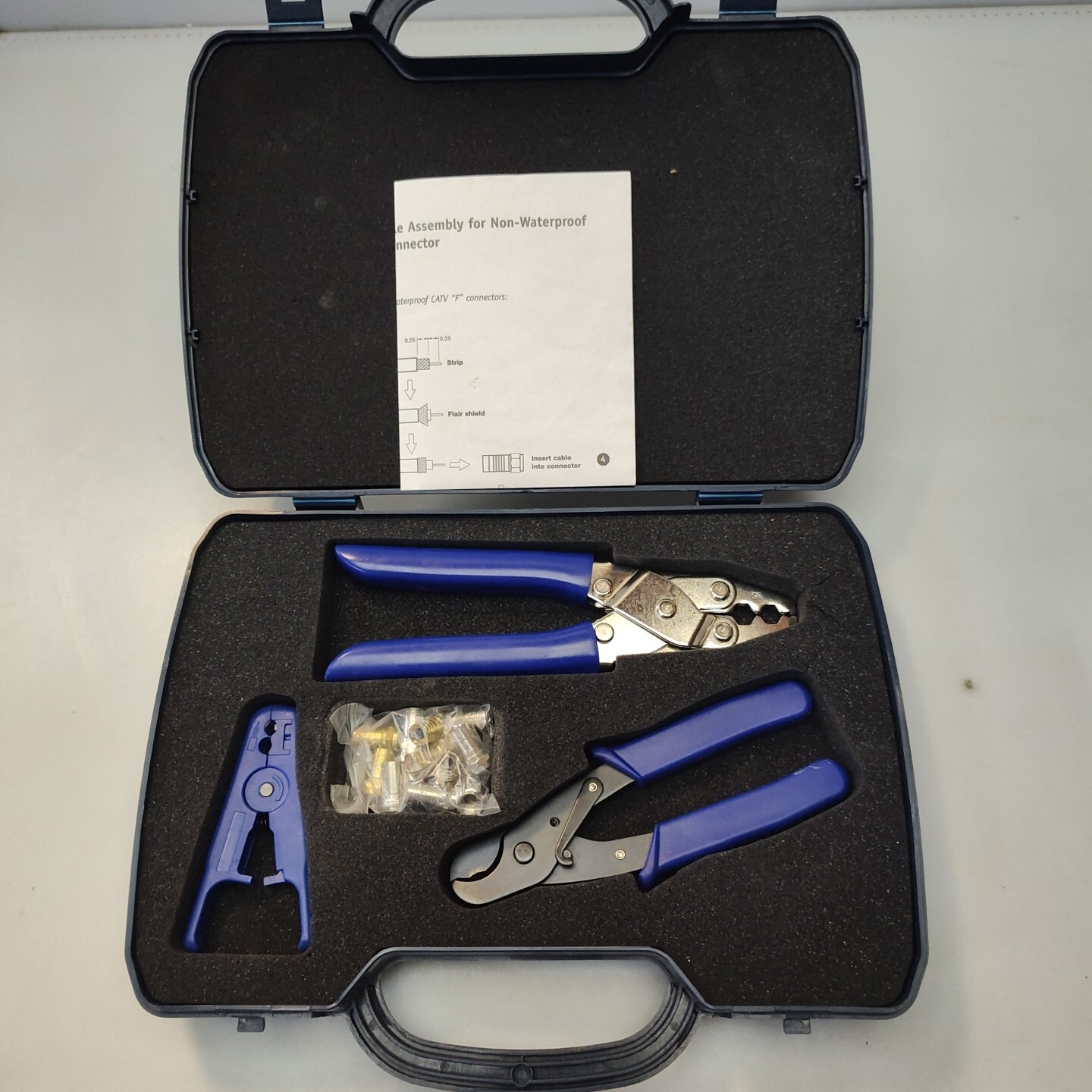 DATASHARK 70008 HOME ENTERTAINMENT CATV/SATELLITE TOOL KIT eBay