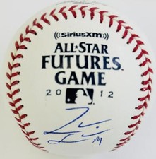 JAMESON TAILLON SIGNED 2012 FUTURES GAME BASEBALL YANKEES CUBS AUTOGRAPH COA J9