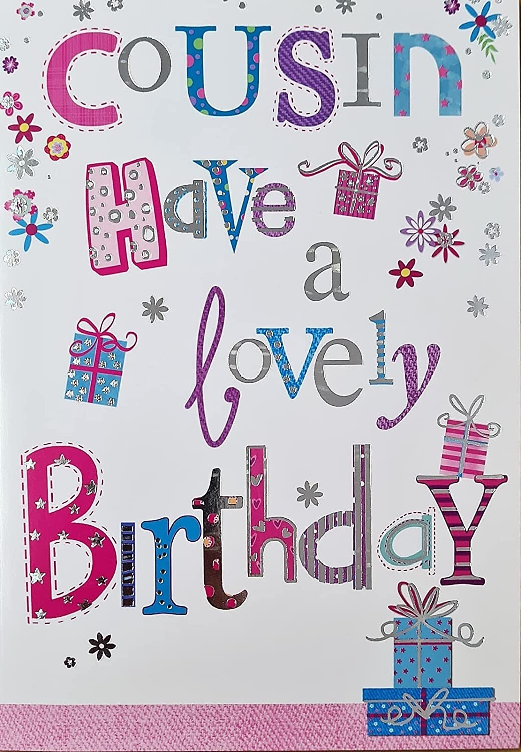 Cousin Have A Lovely Birthday Card. Card For Female