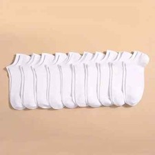 NEW IN PKG 10 Pair white No Show soft Socks Womens fits 4-10