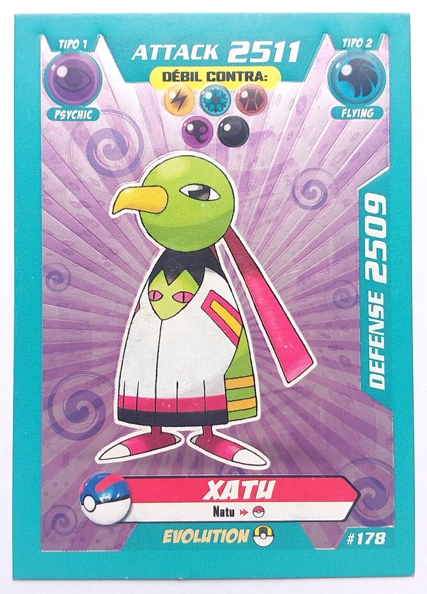 CARD POKEMON 3R VOL. III #015 XATU 2018 Johto PERU South America