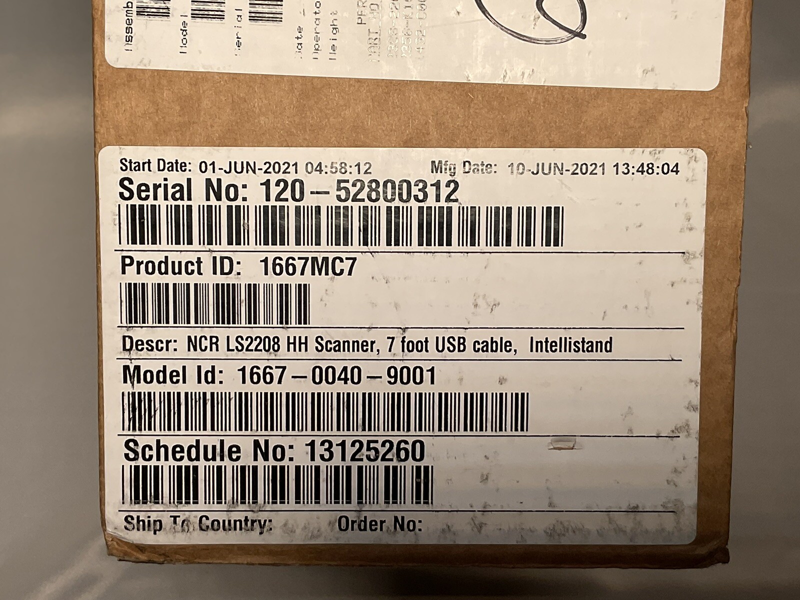Zebra Symbol LS2208 Barcode Scanner Kit USB with Stand LS2208SR20007R