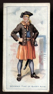 Tabakkarte, John Sinclair, British Sea Dogs, 1928, Seamanenzeit der Queen Anne, #23