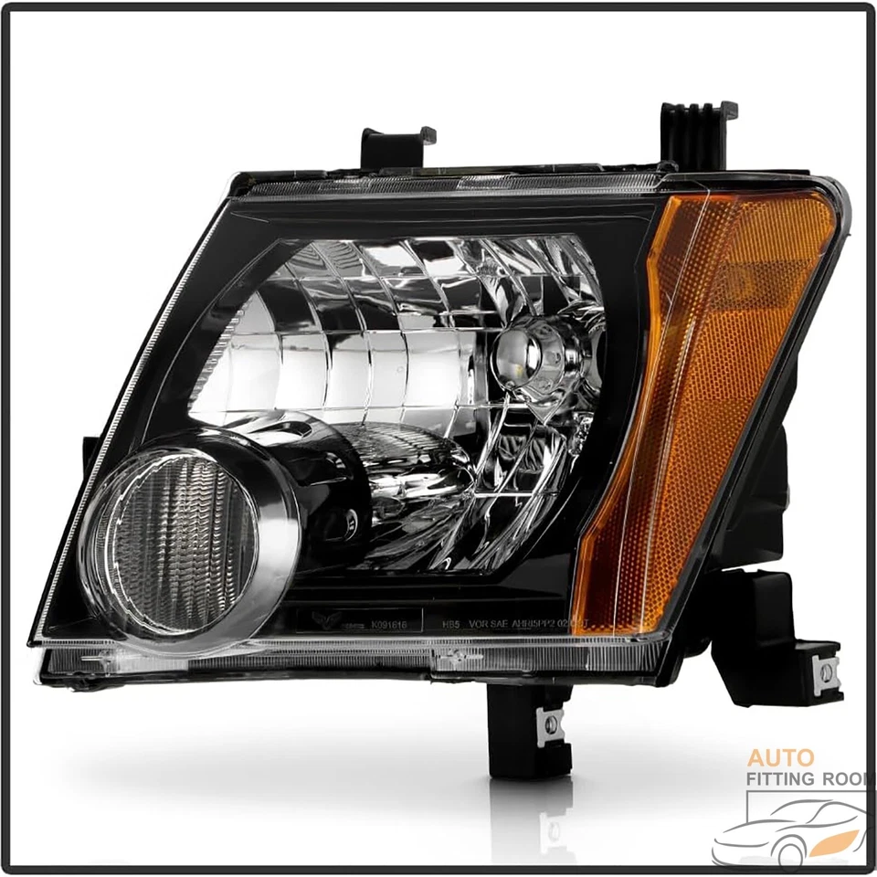 Black Headlights Headlamps For 2005-2015 Nissan Xterra Left and Right Side - Изображение 3 из 4