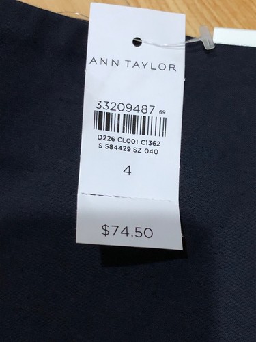 Ann Taylor High Rise Scalloped Hem Woman’s Shorts Size 4 Summer Casual NWT Beach - Picture 5 of 7