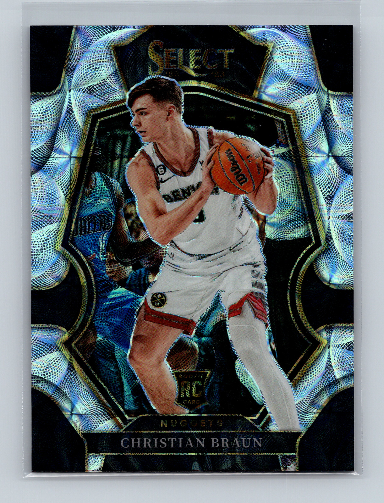 2022-23 Panini Select Premier Level Scope Christian Braun RC #195 Denver Nuggets