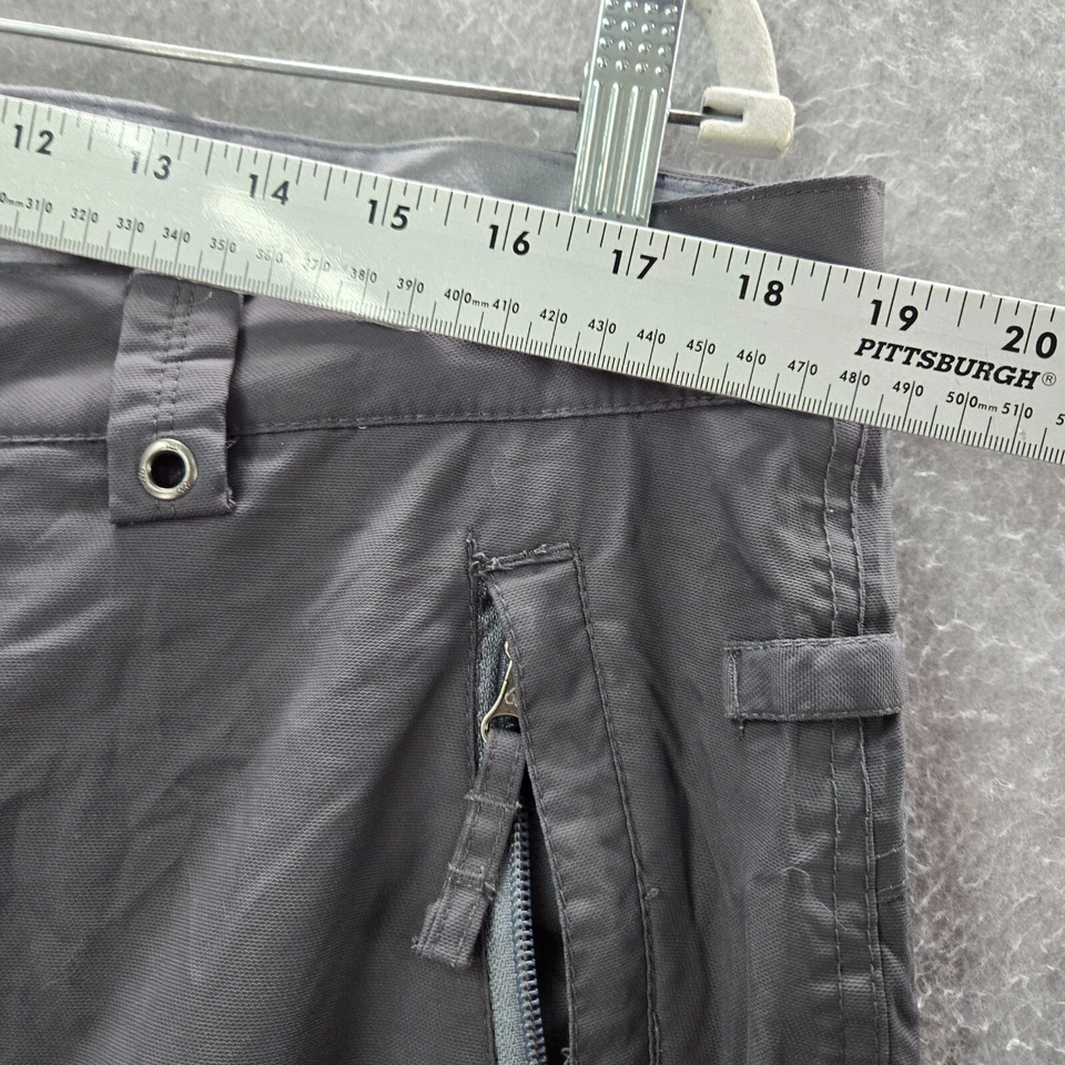 686 Hombres Ropa Activa Pantalones XL Gris Snowboard Clasificación Térmica 4 Bolsillos con Cremallera Nylon Foto 3 de 4