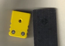 Yellow Standard Type K Thermocouple  Female Jack Receptacle Connector