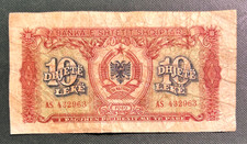 ALBANIA  1949  10 LEKE  P-24  Circulated  Free Shipping