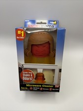 New ANGRY MAMA MICROWAVE CLEANER Steams Away Stains  Odors by BulbHead SEALED