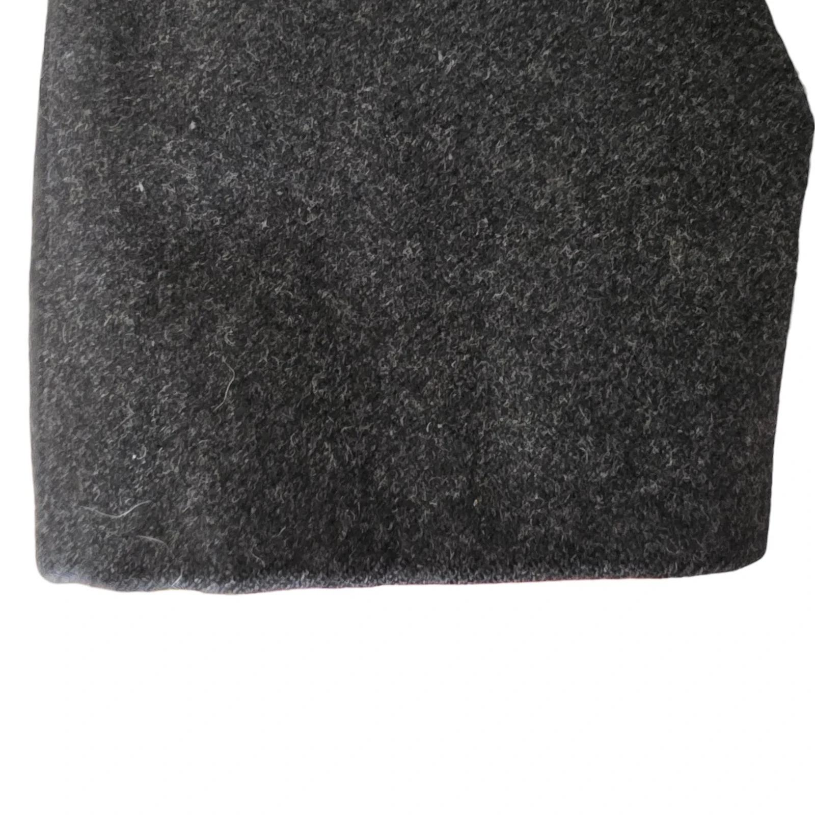 Vintage 1950s Chesterfield Overcoat 40r Bespoke Charcoal Wool Velvet image 6