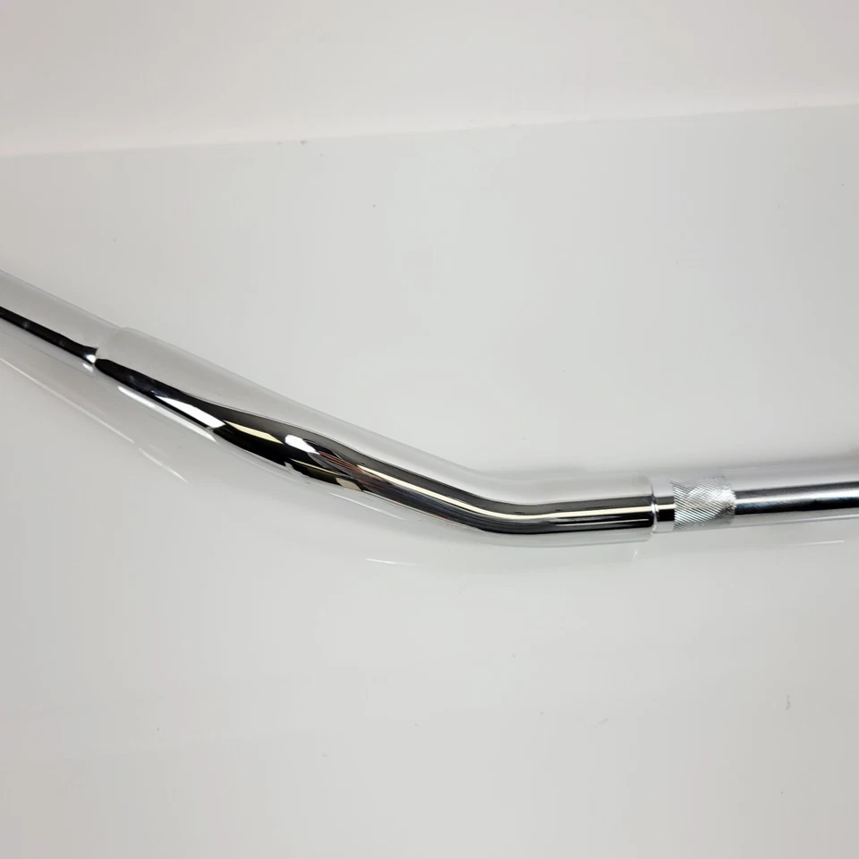 Manillar de barras de playa de 1-1/4" Drag Specialties NOS para Harley FLHR FLTR cromado Foto 3 de 4