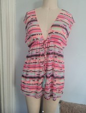 Swim cover-up. Size S. Brand Op. Color pink. V-neck. NWT