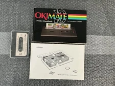 OKIMATE 10  For Commodore C64 Printer Handbook MANUAL & learn to print Cassette
