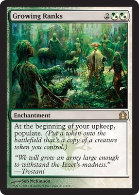 1x Growing Ranks Light Play MTG Magic - Kid Icarus -