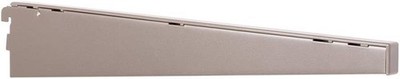 Knape & Vogt 0323-16CN Closet Culture Shelf Bracket, Champagne Nickel, 16inch
