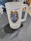 Frosted glass beer stein official insigna of the Midland Texas Police — photo 2