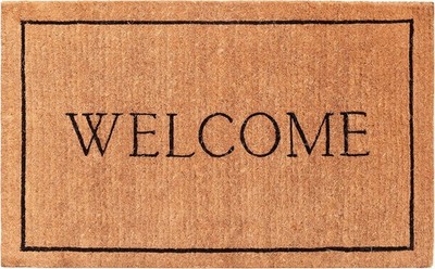 oway Mills AZ104812436 Wele Border,  Coir Doormat, 24'' x 36'' x