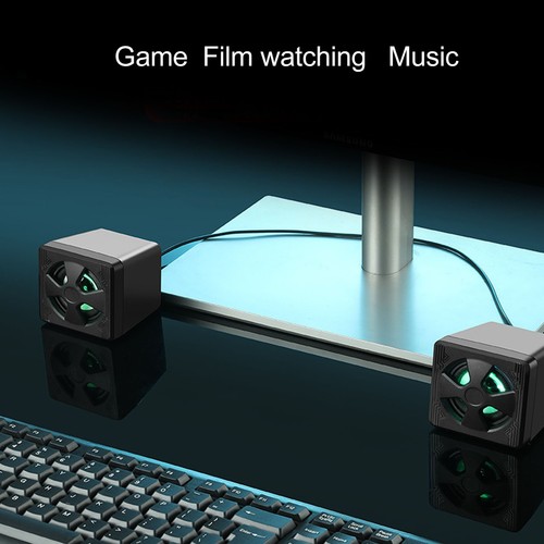 Desktop Sound Mini 3 5 Mm Schnittstelle USB Verkabelt Stereo-Lautsprecher F CHP - Bild 23 von 24