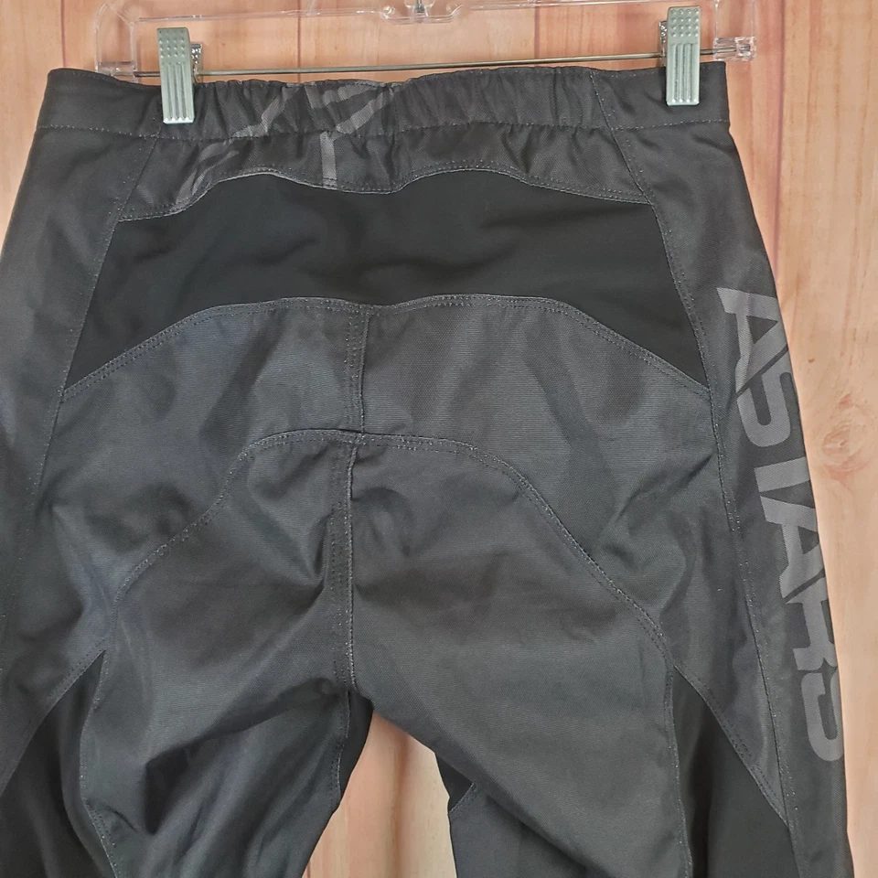 Pantalones de motocross Alpinestars de grafito fluido para hombre 30 negros forrados de malla logotipo carreras Foto 3 de 4