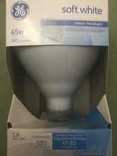 GE BR40 65W Replacement Indoor Flood Bulb Soft White 580 Lumens TESTED!