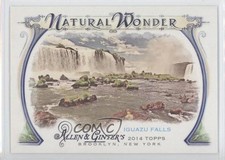2014 Topps Allen & Ginter's Natural Wonder Iguazu Falls #NW-04 4r2